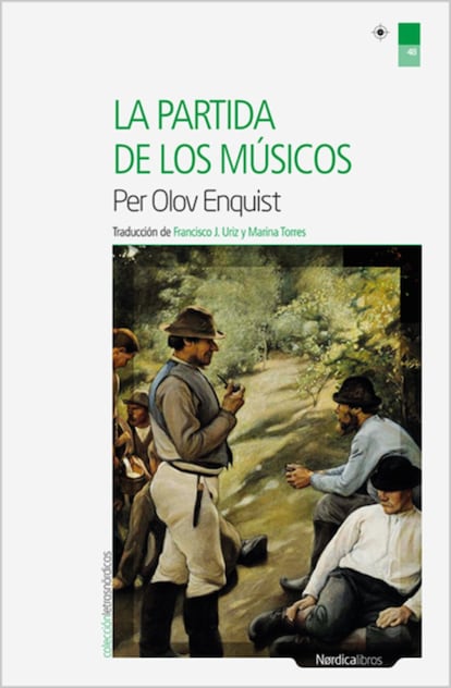 Per Olov Enquist (Hjoggböle, Suecia, 1934) es un novelista y dramaturgo sueco de gran prestigio dentro y fuera de su país. En España se conocen algunas de sus novelas, 'La biblioteca del capitán Nemo' (Nórdica), 'La visita del médico de Cámara' (Destino), sus memorias ('Otra vida', Destino), libros juveniles como 'La montaña de las tres cuevas' (Siruela). Es autor de una treintena de obras, además de colaboraciones con Bille August o Ingmar Bergman, y está considerado como el más grande de los novelistas suecos vivos.

En su narrativa predominan las obras de corte dramático y las de asunto histórico, pero 'La partida de los músicos' contiene ambos aspectos. Estamos a principios del siglo XX, cuando en la zona más dura de Suecia, al norte, en un mundo pietista de propietarios, pastores, agricultores y obreros, se oye hablar por primera vez de algo tan extraño como las asociaciones de trabajadores, de las condiciones de vida y explotación que obligan a la gente a emigrar, de las dificultades para extender el socialismo en las regiones más atrasadas y alejadas de la urbe.