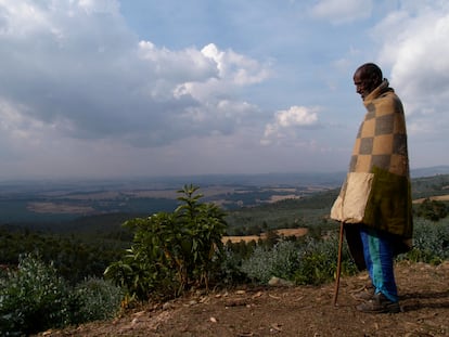 Vista de la montaña Entoto, en Etiopía.
