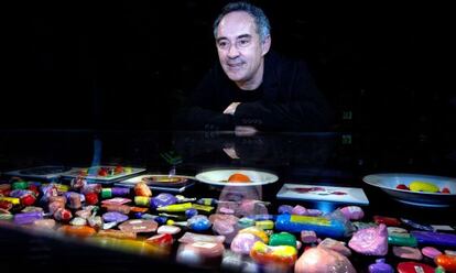 Ferran Adrià, ayer en la presentación de la exposición sobre El Bulli.