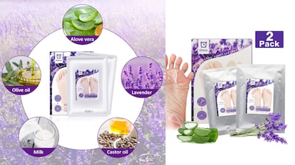 calcetines exfoliantes, exfoliante pies, peeling pies, calcetin exfoliante pies, mascarilla pies, calcetines peeling pies