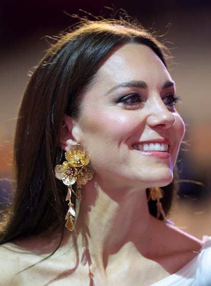 Kate Middleton, con pendientes de Zara en los Bafta.