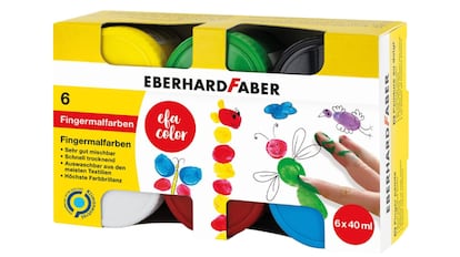 Juego de pintura de dedos Eberhard Faber
