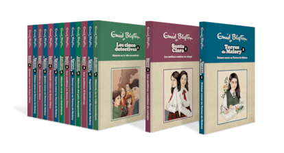 Bodegón de la colección 'Grandes libros de Enid Blyton'.