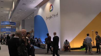 Asistentes a la conferencia de Google Cloud en San Francisco.