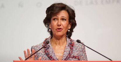 Ana Botín, presidenta de Santander.