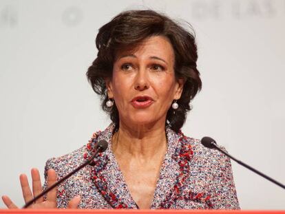 Ana Botín, presidenta de Santander.