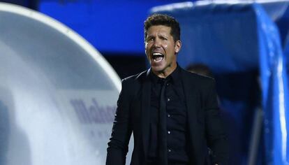 Simeone, durante el Legan&eacute;s-Atl&eacute;tico del s&aacute;bado.