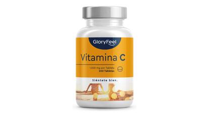 Vitamina C pura con un suministro total para 7 meses ideal para reducir el cansancio y la fatiga