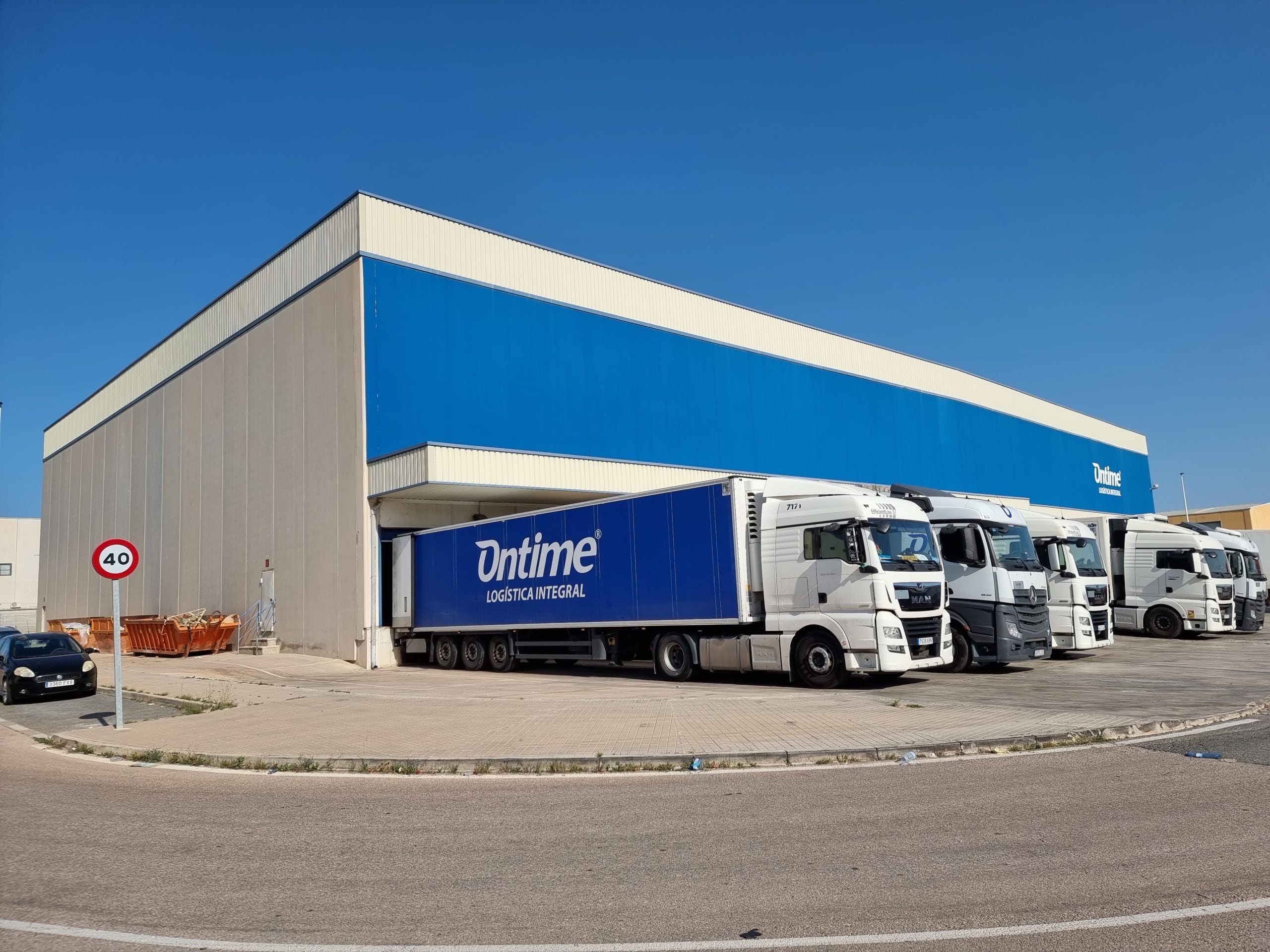 Uno de los centros logísticos de Ontime. Cedida por la empresa