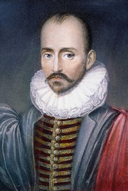 Michel de Montaigne (Château de Montaigne, 1533-1592).