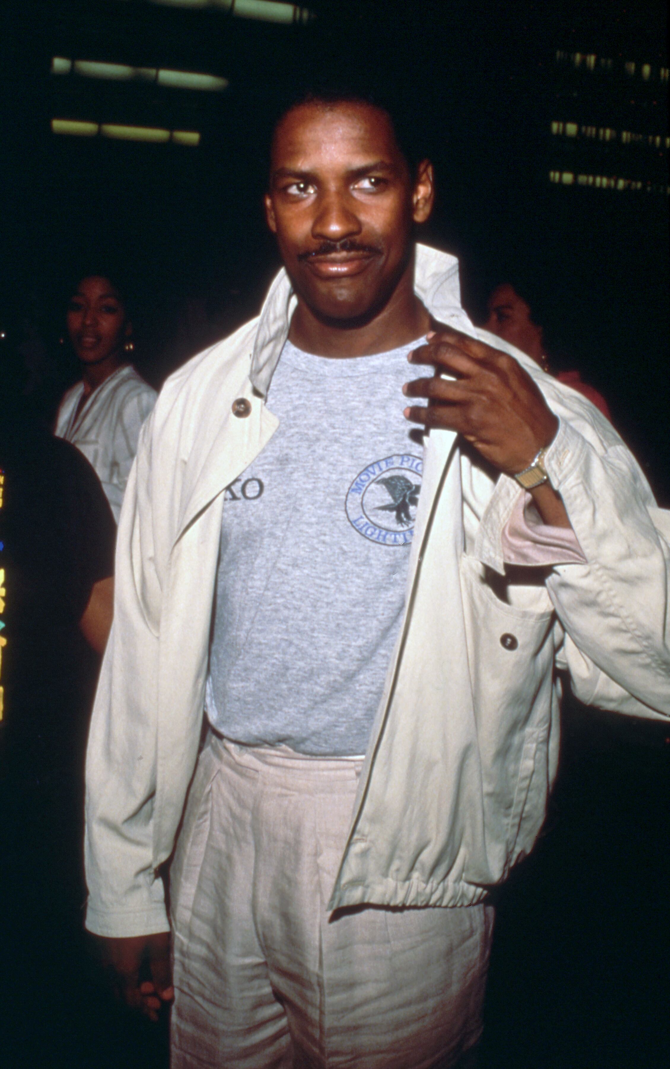 Denzel Washington en 1989.