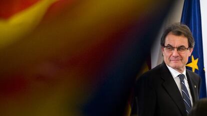 Artur Mas, el pasado 25 de noviembre tras las elecciones catalanas.