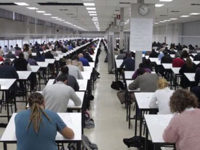 Examen de la oposici&oacute;n para conductores de Metro de Madrid. 