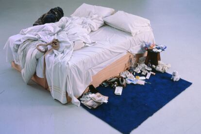 'My bed', obra de Tracey Emin, también donada por Saatchi.