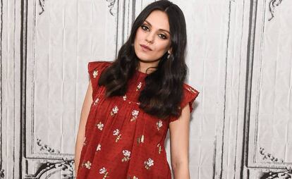 Mila Kunis, en la promoci&oacute;n de su &uacute;ltima cinta &#039;Bad Mom&#039;.