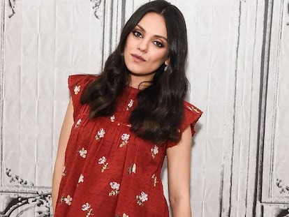 Mila Kunis, en la promoci&oacute;n de su &uacute;ltima cinta &#039;Bad Mom&#039;.