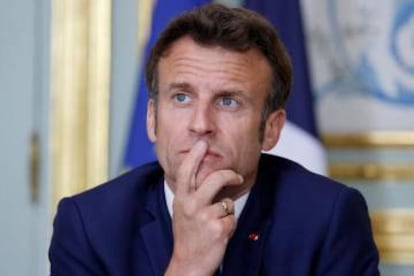 El presidente francés, Emmanuel Macron.