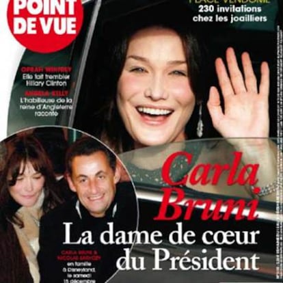 La portada de la revista <i>Point de Vue</i> muestra mañana las imágenes de la pareja.