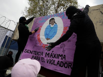 Protesta contra un hombre que violó a su sobrina de siete años