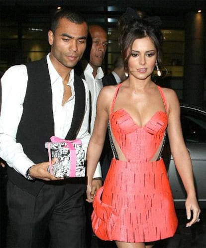 Ashley Cole y Cheryl.