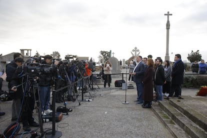 Oriol Junqueras, presidente de ERC, en la ofrenda floral ante la tumba del expresidente de la Generalitat Francesc Macià, el 25 de diciembre en Barcelona.