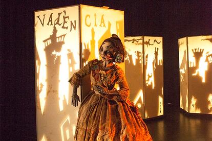 Imagen de la versión teatral de 'La fallera calavera'.