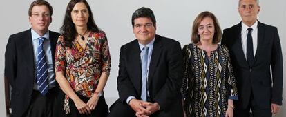 El nuevo equipo directivo de la Autoridad Independiente de Responsabilidad Fiscal.