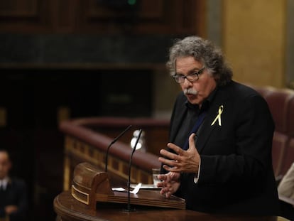 Tardà en el pleno del Congreso.