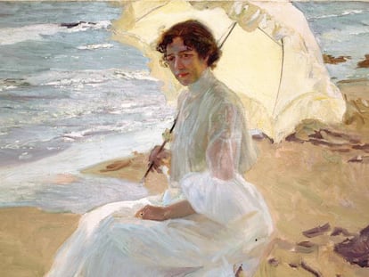 La obra 'Clotilde en la playa' (1904).