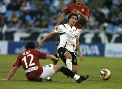 Aimar, en un partido con el Nàstic.