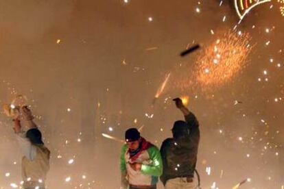 Imagen de la fiesta la Nit de l'Albá, en Elche.