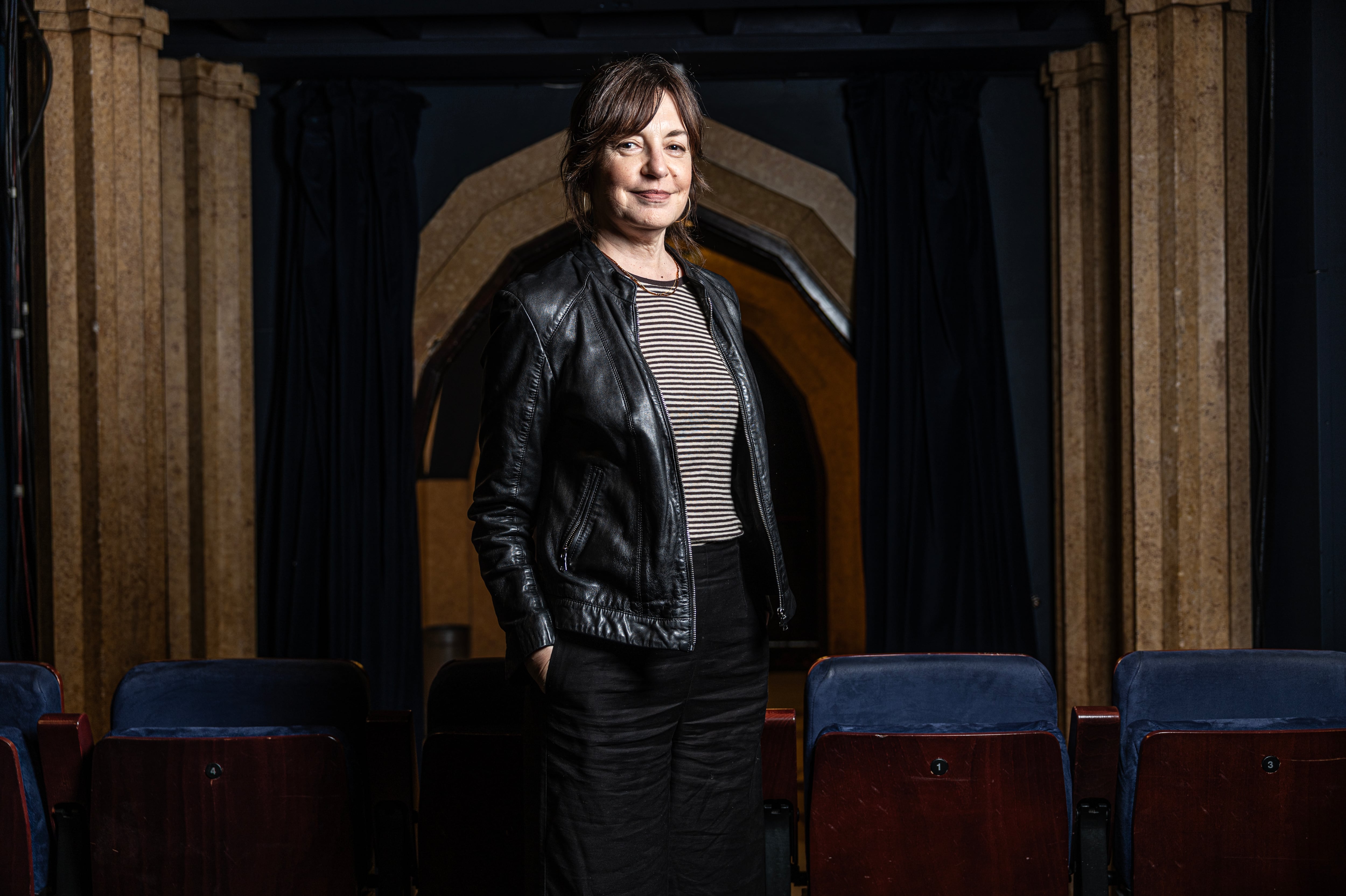 La actriz Ágata Roca, en el teatro de La Abadía (Madrid), la semana pasada.