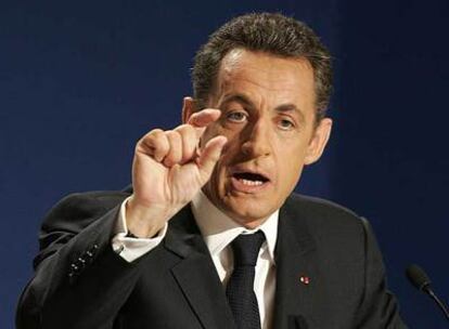 Nicolas Sarkozy, el pasado 8 de enero, en París.