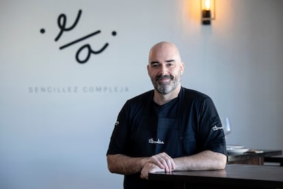 El cocinero Jaime Tejedor en su restaurante malagueño.