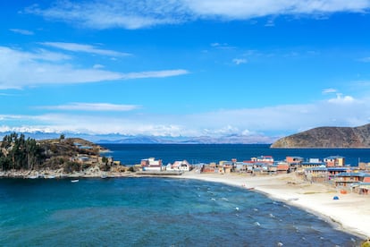 Challapampa, en la isla del Sol, en el lado boliviano del lago Titicaca.