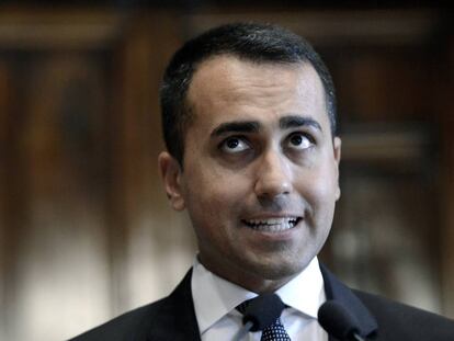 Luigi Di Maio, líder del Movimiento 5 Estrellas.