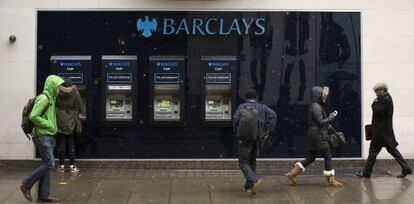 Cajeros de Barclays en Londres