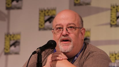 El guionista de cómic Peter David, en San Diego (California), en 2012.