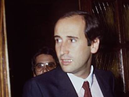 Francisco Franco Martínez Bordiú, hijo de los Marqueses de Villaverde, y nieto de Francisco Franco, durante un acto en Madrid. EFE/Archivo