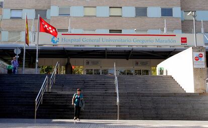 Fachada del hospital universitario Gregorio Mara&ntilde;on. 