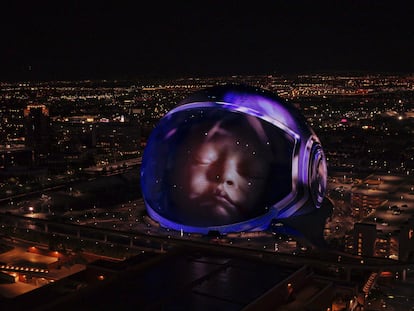 Recinto deportivo conocido como La Esfera, en Las Vegas (EE UU), en el que ha participado Populous.