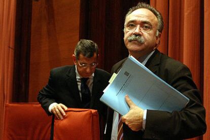 Josep Lluís Carod Rovira, durante una comparecencia en el Parlamento catalán.