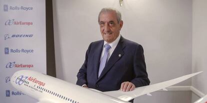 El fundador y propietario de Air Europa, Juan José Hidalgo.