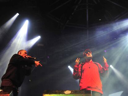 El grupo de hip-hop Violadores del Verso.