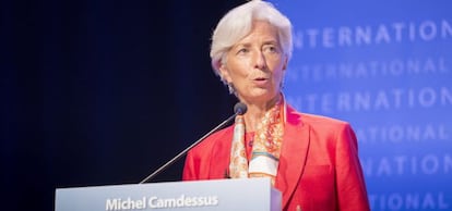 La directora gerente del Fondo Monetario Internacional (FMI), Christine Lagarde.