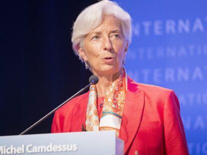 La directora gerente del Fondo Monetario Internacional (FMI), Christine Lagarde.