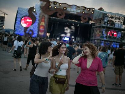 Ambient al Parc del Fòrum, al festival Cruïlla del 2018.