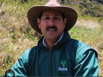 Gonzalo Cardona, ambientalista colombiano asesinado.