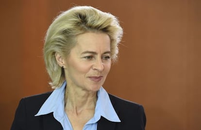 La ministra de Defensa alemana Ursula von der Leyen el 29 de septiembre en Berlín.