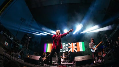 Gang of Four performing at the Hipnosis 2024 Festival, on November 2 in Mexico City.